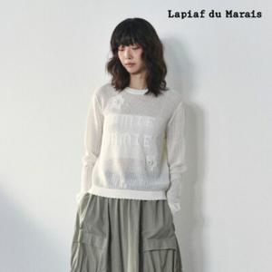 라삐아프 26SS 레터링 크로쉐 니트 1종 런칭 가격 59900원