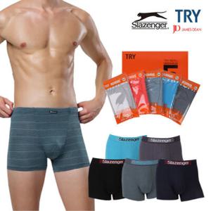 5+5 트라이/보디가드 순면 인견 모달 무봉제 남자드로즈 빅사이즈 남성삼각팬티 10종세트 롱드로즈세트