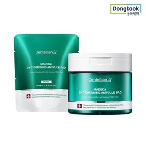 마데카 더블 타이트닝 앰플 패드 1개+리필 60매 1개 모공 피부 탄력 미백 주름케어 광채 리프팅