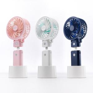엑타코 X7000 대용량 보조배터리 겸용 미니 휴대용 선풍기 (크림/3세대/C-TYPE/크래들별매)