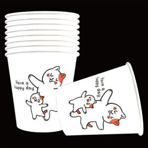 무료배송 페이퍼맥스 고양이 종이컵 2000개/1박스