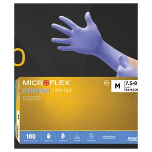 MICROFLEX 일회용 도장파트 니트릴장갑 SUPRENO 93-743 스프레이장갑