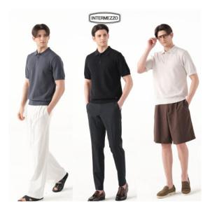 인터메조  26SS 남성 썸머 반팔 카라니트 3종