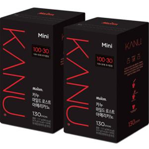 기타브랜드 동서 맥심 카누 마일드 미니 100T+30T x 2개