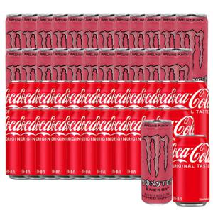 몬스터 파이프라인펀치 355ml 24캔+코카콜라 350ml x 24캔