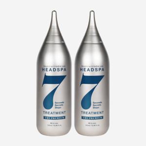 (재구매대란) 헤드스파7 더 프리미엄 트리트먼트 대용량 310ml 2개 | 두피에 닿아도되는 탈모 손상모 볼륨