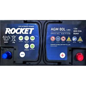 로켓트 AGM80L 자동차배터리 싼타페투싼쏘나타그랜저HG/IG스포티지K5K7스팅어임팔라말리부