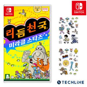 닌텐도 스위치 리듬천국 미라클 스타즈  스티커 증정 예약 7/1일 출고