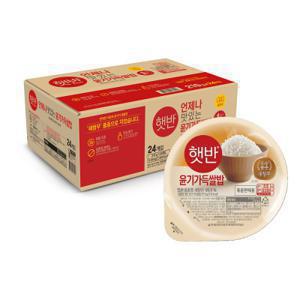 햇반 윤기가득쌀밥 210g 24입 (1박스)