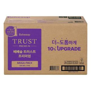 베베숲 트러스트 프리미엄 물티슈 80매 캡형 20팩