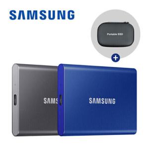 삼성 T7 외장SSD 외장하드 1TB 1테라 MU-PC1T0T/WW 그레이 공식인증 파우치 증정 KG
