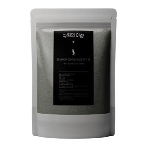 구월의아침 국산 쪄서볶은 서리태가루 검은콩가루 500g