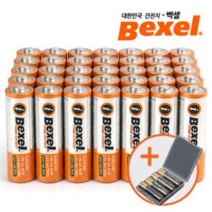 벡셀 AA AAA 건전지 벌크 알카라인 20+20알 총 40알