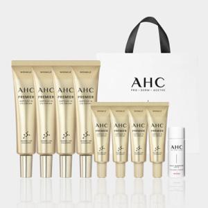 AHC 프리미어 앰플 인 아이크림 35ml 4개 +(증정)프리미어 앰플 인 아이크림 7ml 4개+쇼핑백+에센스20ml 1개
