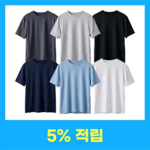 메쉬 쿨패스 냉감 티셔츠 6종세트