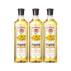 사조 카놀라유 900mL x 3개