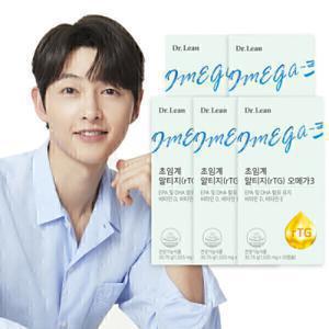 닥터린 초임계 알티지(rTG) 오메가3 (송중기 오메가) 5박스(5%적립)+레몬생강즙 증정~8/9