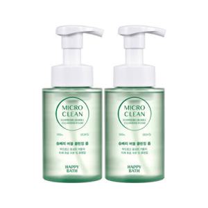 해피바스 마이크로 클린 솝베리/딥버블 버블폼 300ml 2개