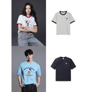 (광주신세계)남여 여름 시원함X폴햄X디즈니 콜라보 쿨 코튼 디즈니 반팔티셔츠 4종택일(TS24302440142...