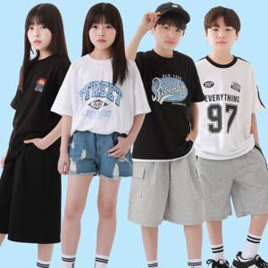 시즌오프20%주니어 여름 신상 반팔 바지 버뮤다 팬츠 카고 반바지 초등학생 옷 남아 여아 의류 티셔츠