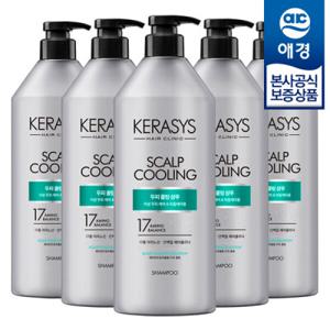 애경 케라시스 클리닉 두피쿨링 샴푸 980ml x5개