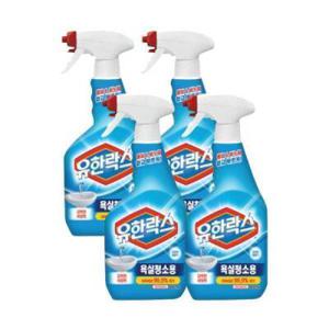 유한락스 욕실청소 600ml 4개