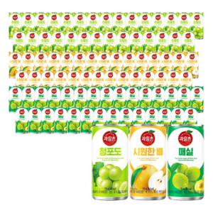과일촌 드링크 매실+배+청포도 175ml x 90캔 (각 30캔)