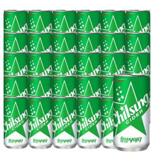 칠성사이다 210ml x 30캔 청량음료 / 탄산음료 / 탄산