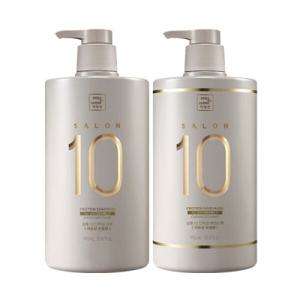 미쟝센 살롱10 단백질 샴푸 990ml+트리트먼트 에센스팩(극손상)990ml