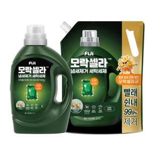 피지 모락셀라 액체세제 허브향 용기 2.1L + 리필 2.3L