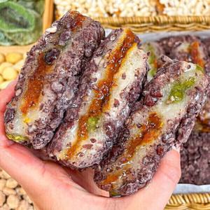농가살리기 30년 전통 통팥호박찰시루떡 2kg (18-22개 내외)