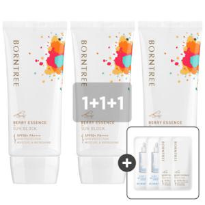 1+1+1 눈시림 백탁 끈적임없는/베리에센스 선크림50ml SPF50+PA++++ 샘플증정