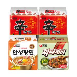 신라면10입 +안성탕면5입 +짜파게티5입 (총 20봉)