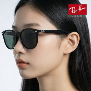 레이밴 RB4258F 601 71 52 공식수입 라운드 뿔테 아시안핏 레이벤 선글라스