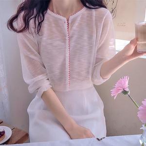 [리린]앤프란스 물결포인트 썸머비침 시원한 가디건