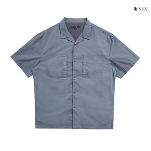 [NIX]남)노치드카라 세미오버핏 반팔셔츠(FNQMCSH102P