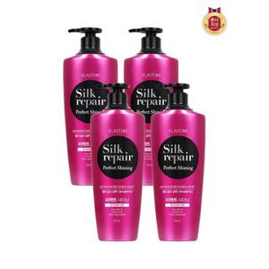 [엘라스틴]엘라스틴 실크리페어 샤이닝 골드 샴푸 550ML x 4개