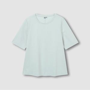 [JAJU/자주] 여 A라인 반팔 티셔츠_민트그레이
