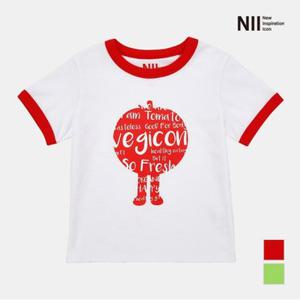 [NII] 아동 Vegicon 싱글 라운드티셔츠_NNKARWM3551