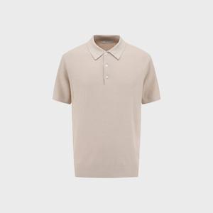 [백화점][에디션앤드지]SS 남성하절기 니트 기본 카라반팔티셔츠 베이지.NEF2ET1921 CT3682