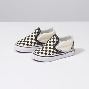 [백화점][반스]토들러 체커보드 Slip-on 슬립온  VN000EX8BWW