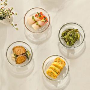 글라스락 한상차림 나눔접시 4조 세트