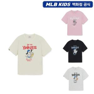[백화점]MLB키즈 스트릿 바크&바니 썸머 아트웍 티셔츠 7ATSB4963