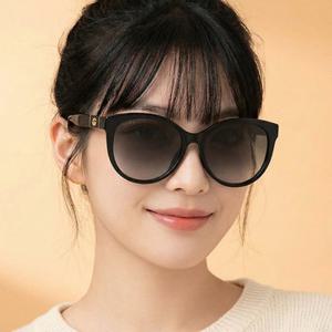 구찌 선글라스 GG0636SK 001 명품 블랙 뿔테 아시안핏 동그란