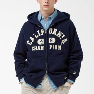 [후아유] Signature Patch Hood Zip-up(Brushed) (WHMZF4911U-K)