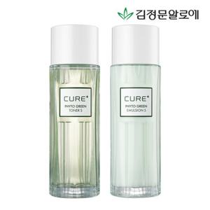 [김정문알로에] 큐어 피토그린 토너 130ml+에멀젼 130ml (정가 90,000원)