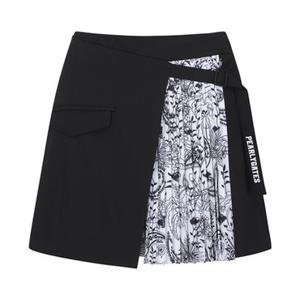 [백화점][파리게이츠] (521D1PC181)여성 페이즐리 플리츠 블록 랩 스커트 521D1PC181