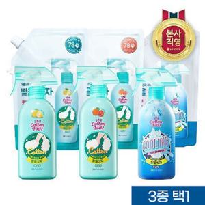 온더바디 발을씻자 풋샴푸510ml용기+500ml리필2개 3종 택 1