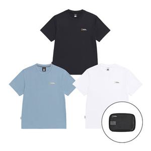 [한정특가] 내셔널지오그래픽 N265UPA910 유니 메이스 기능성 2PACK 반팔 티셔츠 4종택1