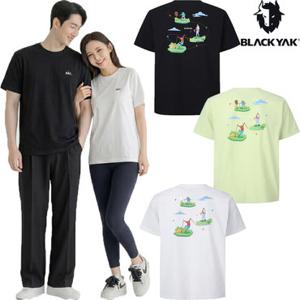 [백화점]블랙야크 기능성 공용 백패킹 그래픽 반팔티 1BYRTMU917